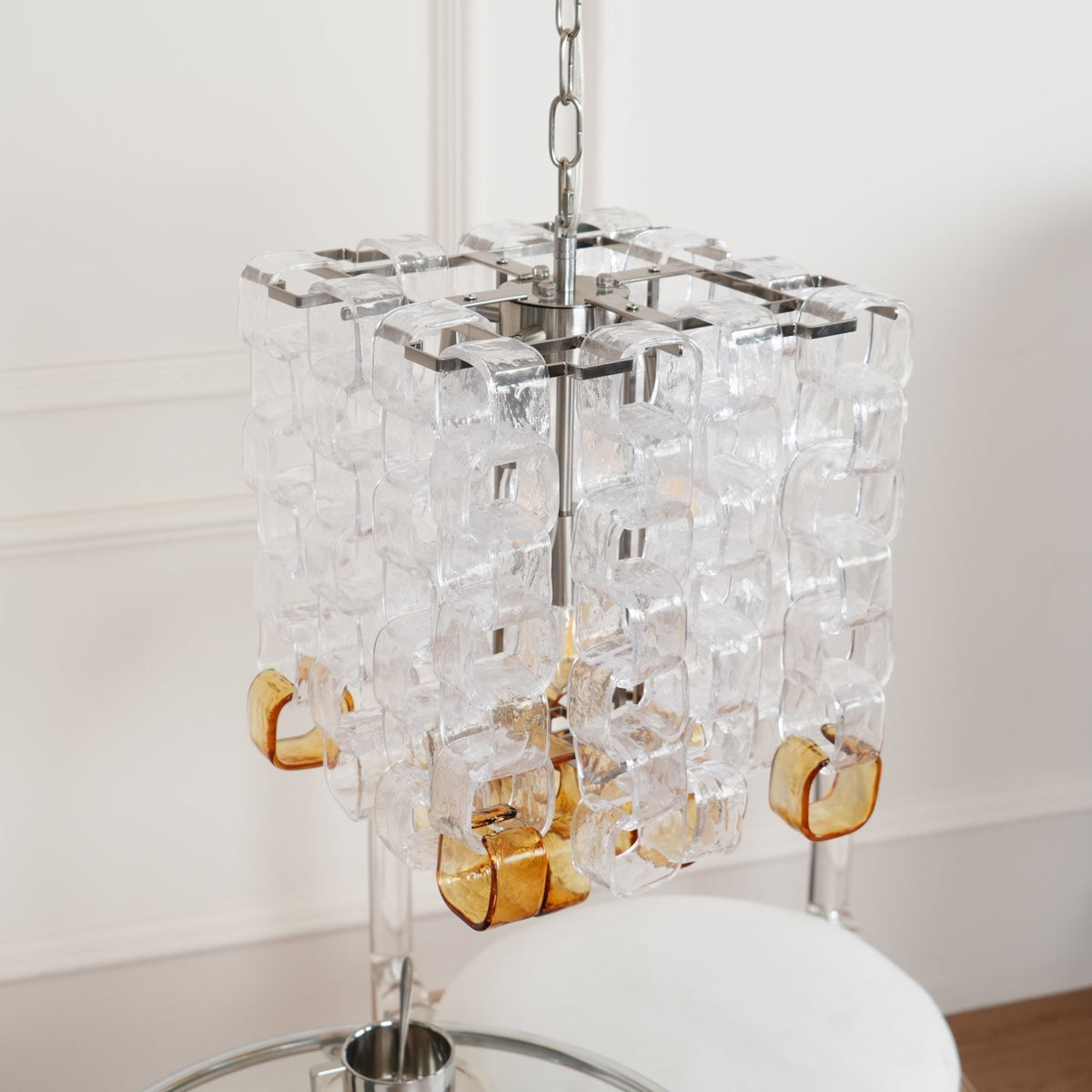 Bellina Glass Chandelier-Moonnatur