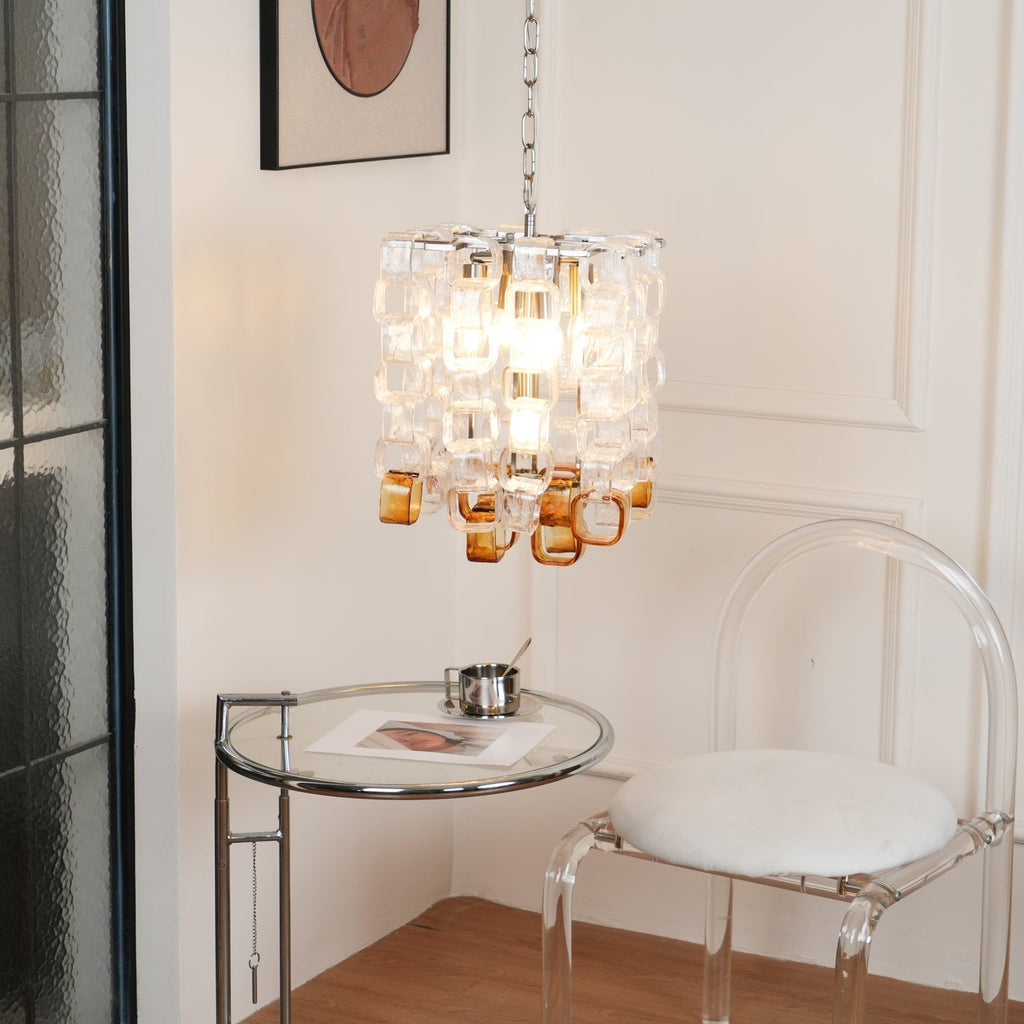 Bellina Glass Chandelier-Moonnatur