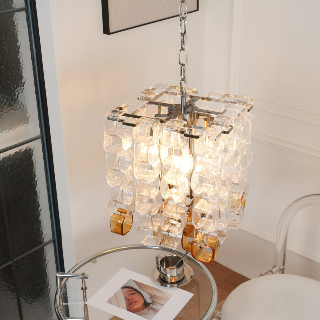 Bellina Glass Chandelier-Moonnatur