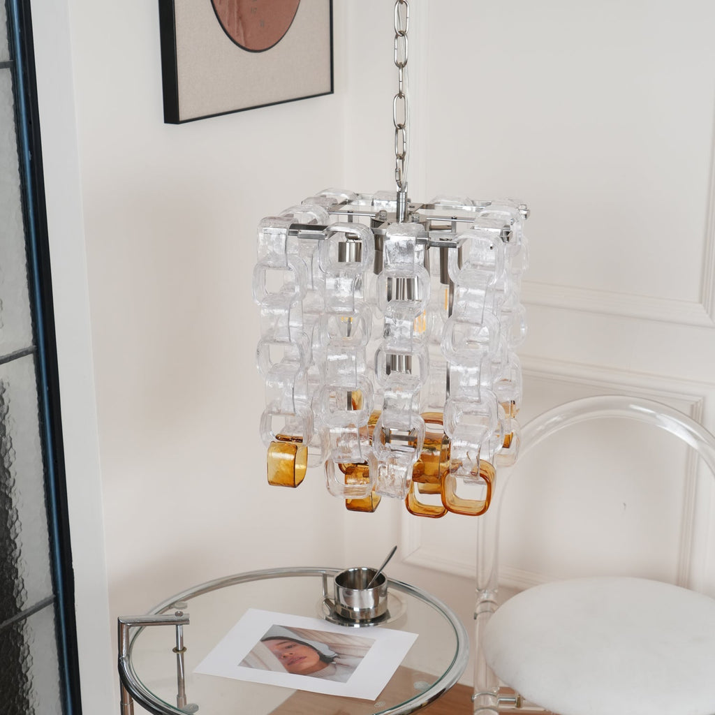 Bellina Glass Chandelier-Moonnatur