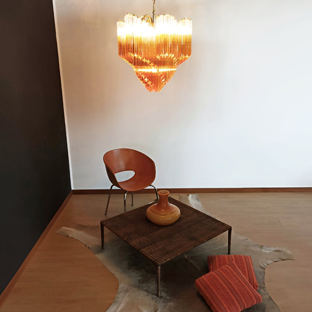 Junera Glass Chandelier-Moonnatur
