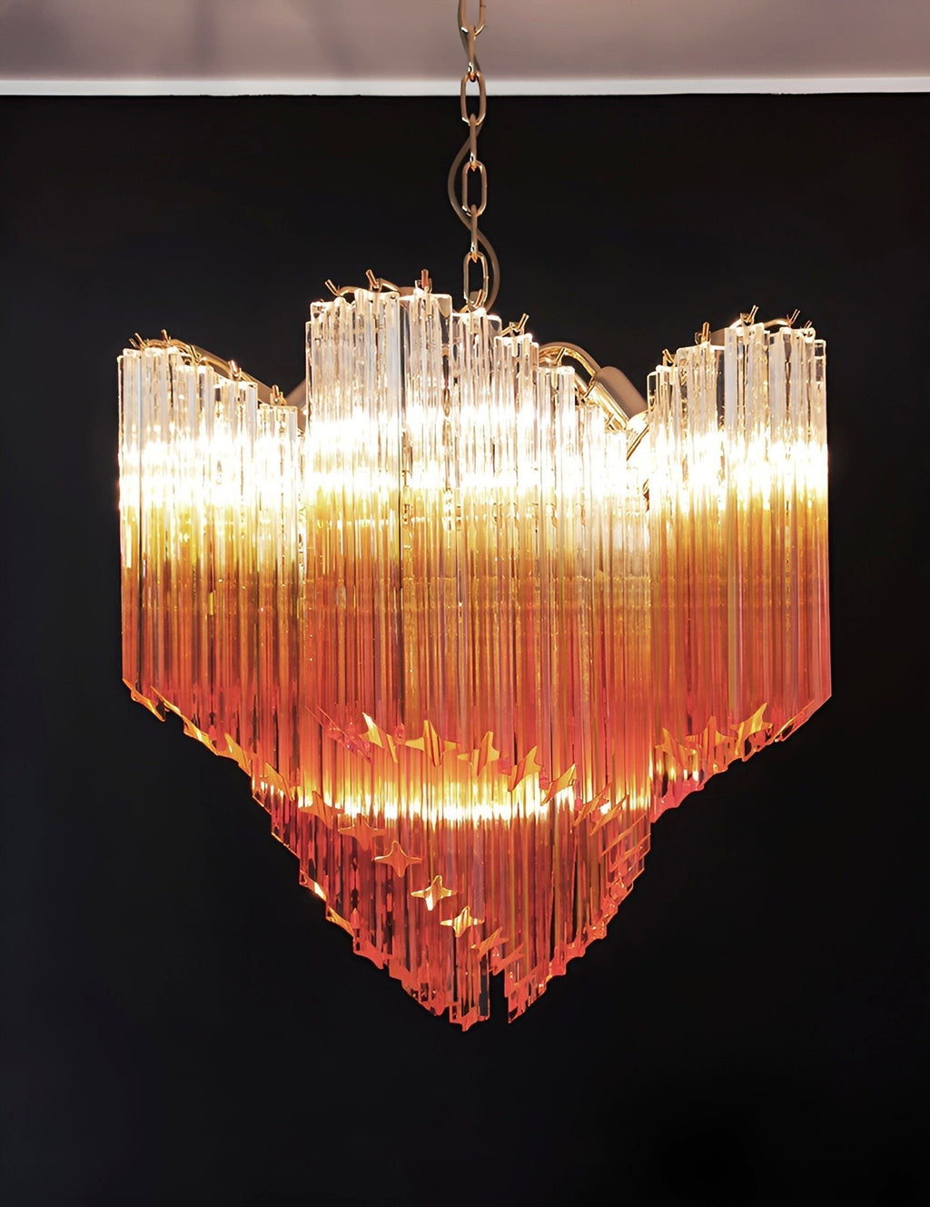Junera Glass Chandelier-Moonnatur