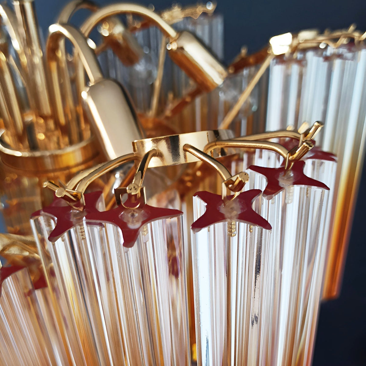 Junera Glass Chandelier-Moonnatur