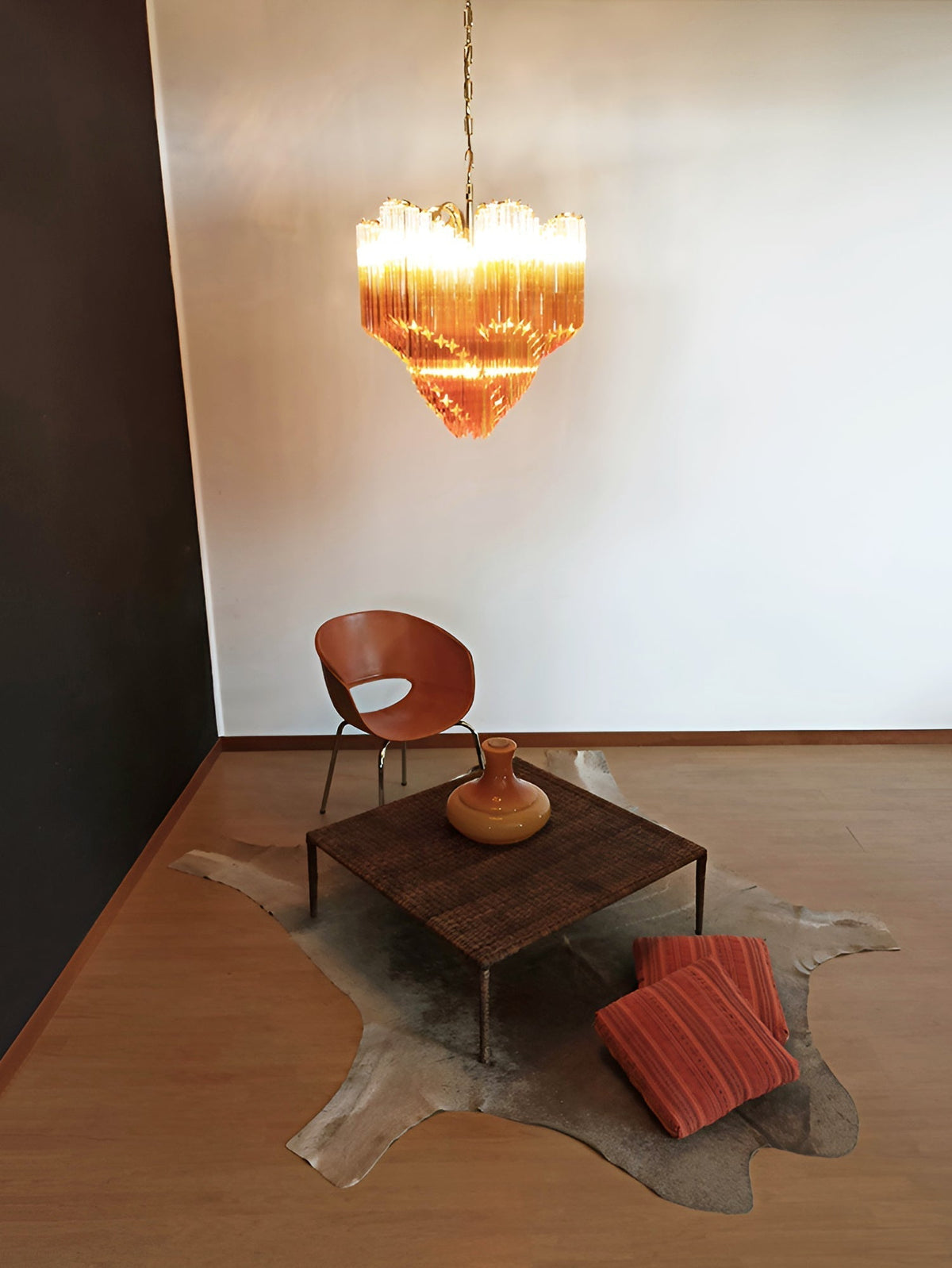 Junera Glass Chandelier-Moonnatur