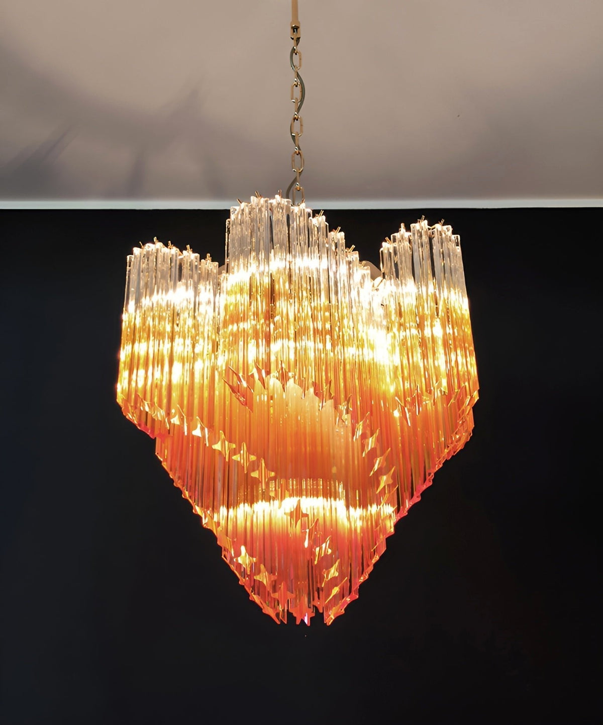Junera Glass Chandelier-Moonnatur