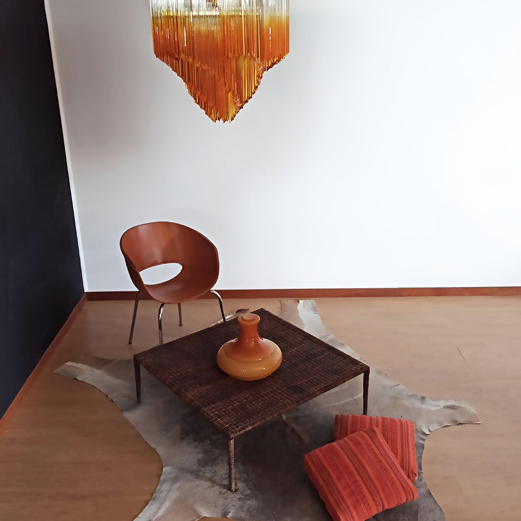Junera Glass Chandelier-Moonnatur