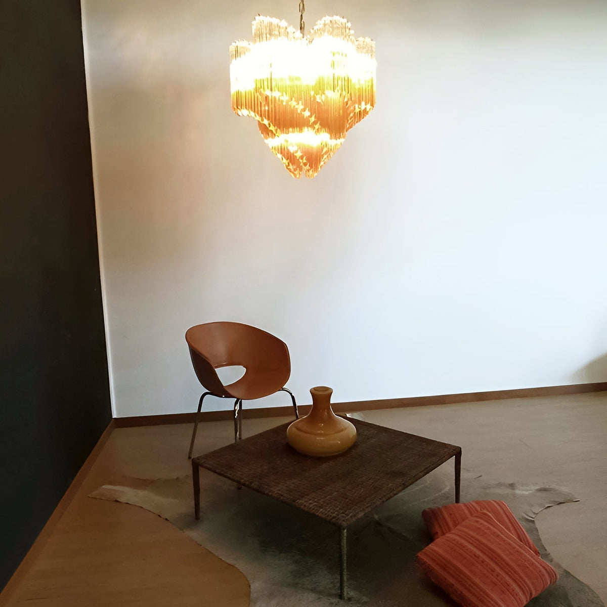 Junera Glass Chandelier-Moonnatur