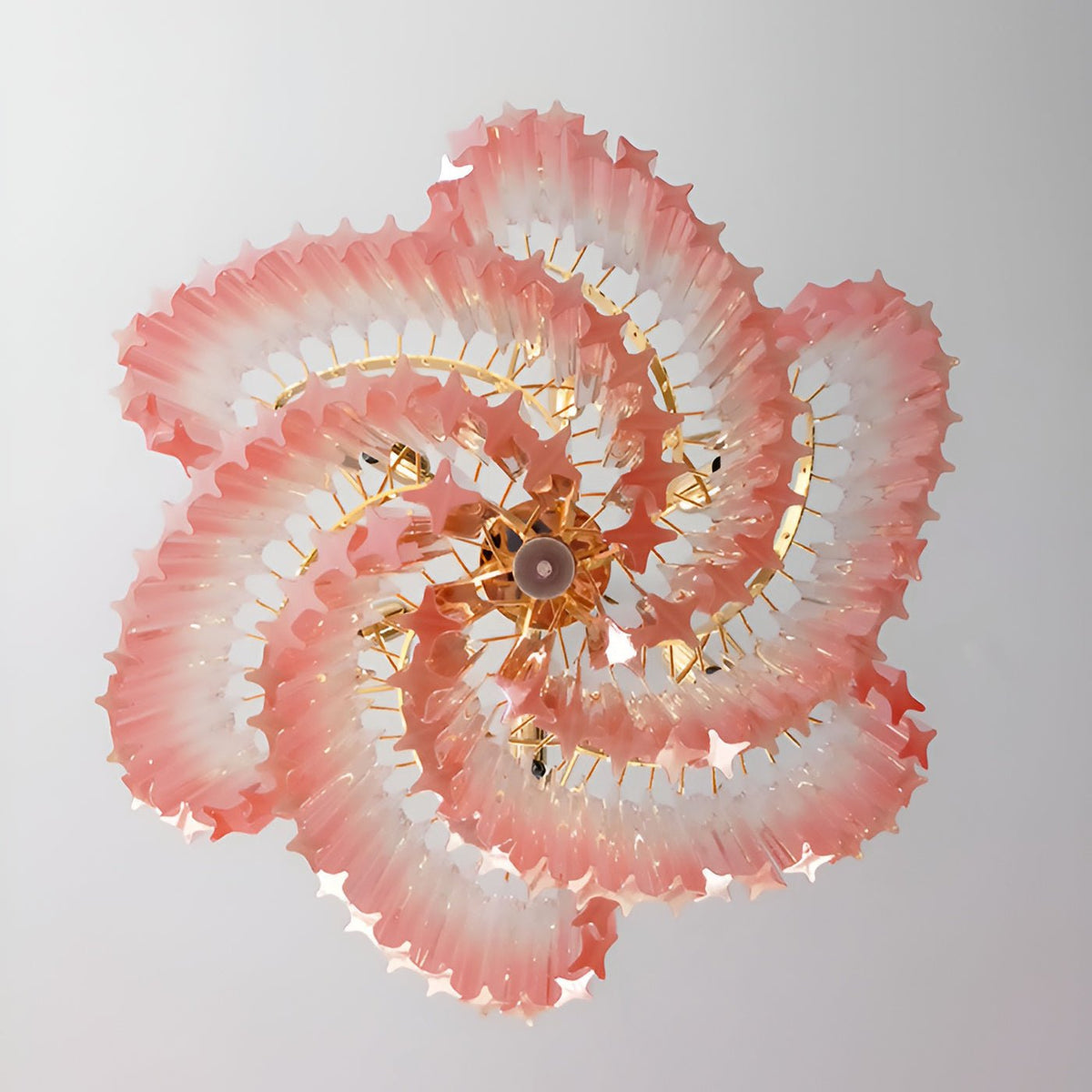 Junera Glass Chandelier-Moonnatur
