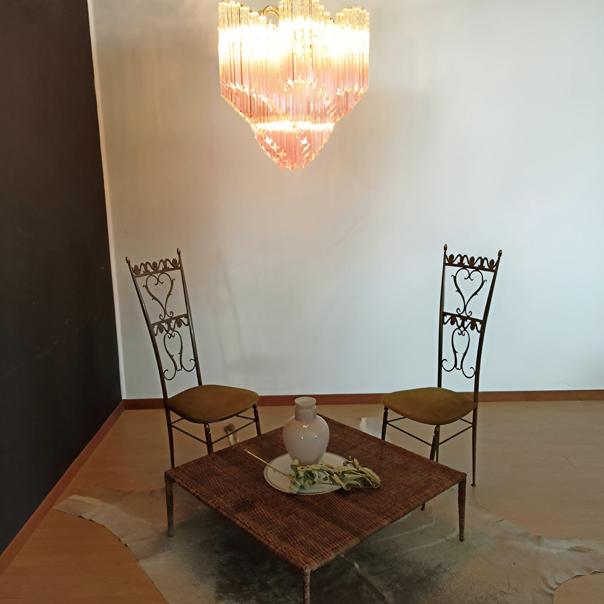 Junera Glass Chandelier-Moonnatur