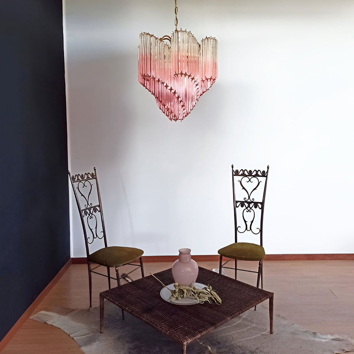Junera Glass Chandelier-Moonnatur
