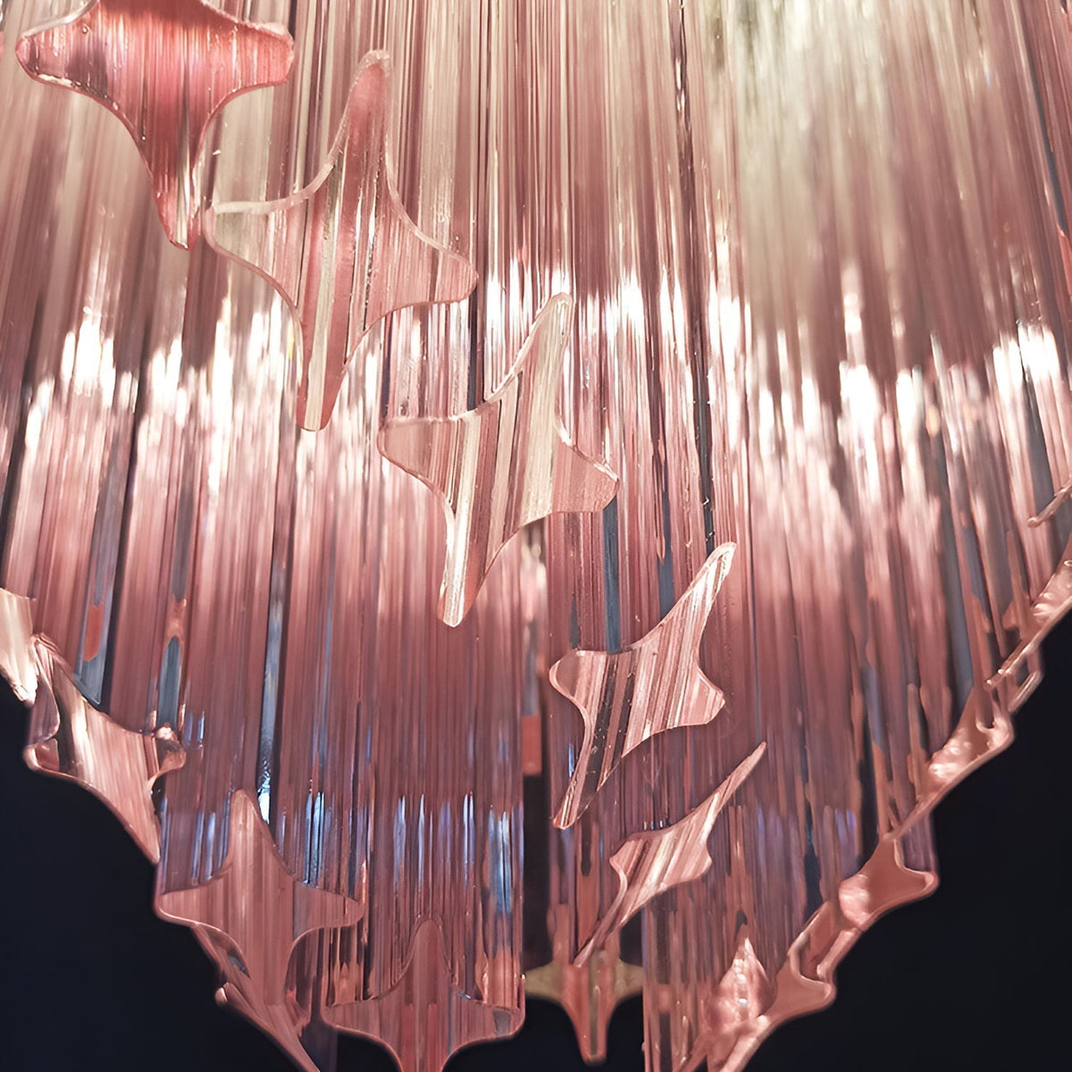 Junera Glass Chandelier-Moonnatur