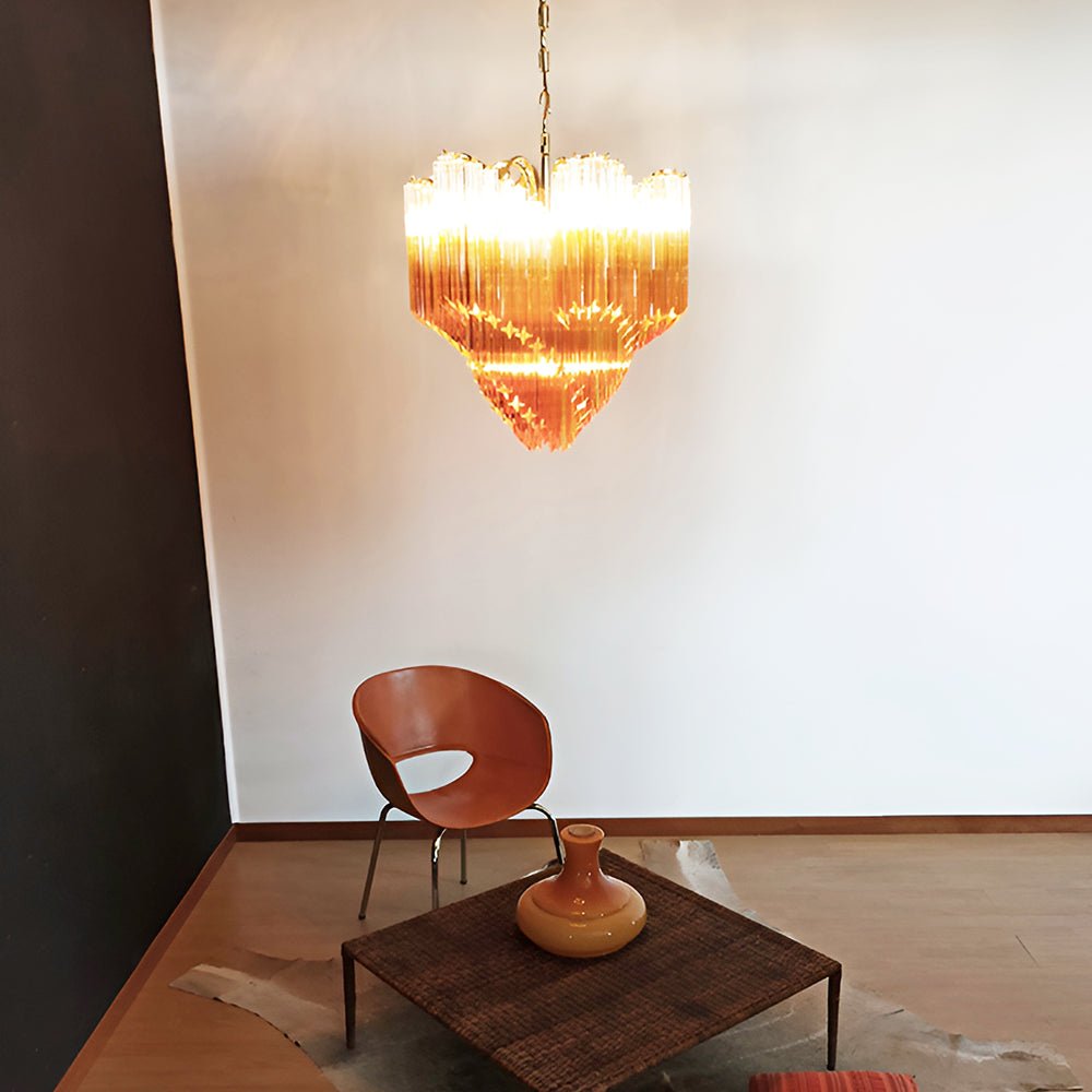 Junera Glass Chandelier-Moonnatur