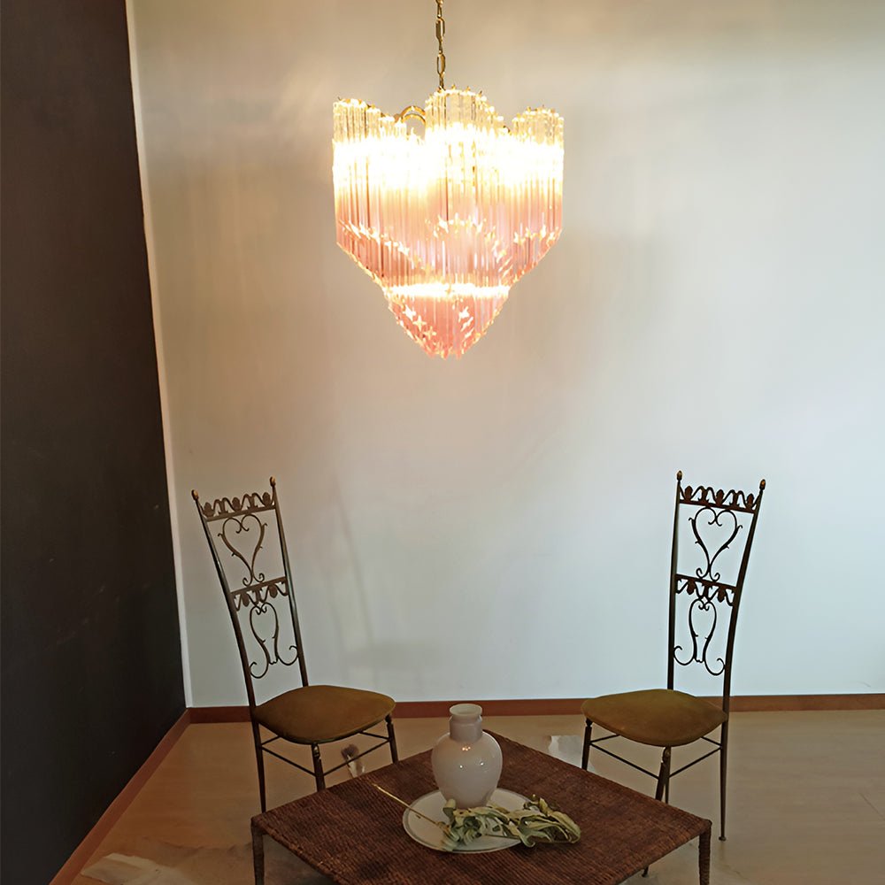 Junera Glass Chandelier-Moonnatur