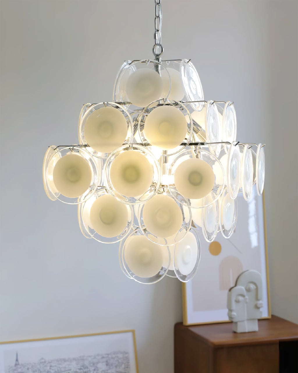 Wenrelford Glass Chandelier-Moonnatur