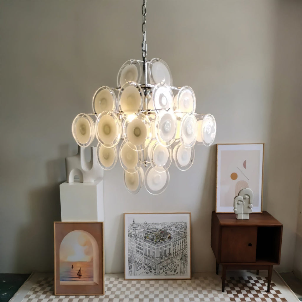 Wenrelford Glass Chandelier-Moonnatur
