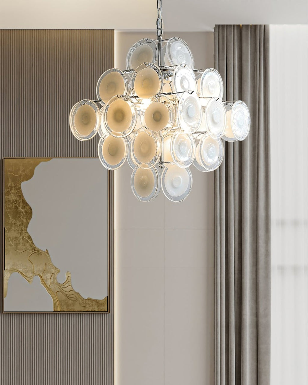 Wenrelford Glass Chandelier-Moonnatur