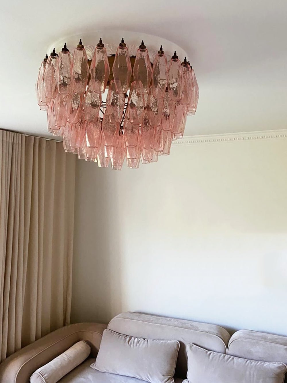 Tardenara Glass Ceiling Light-Moonnatur