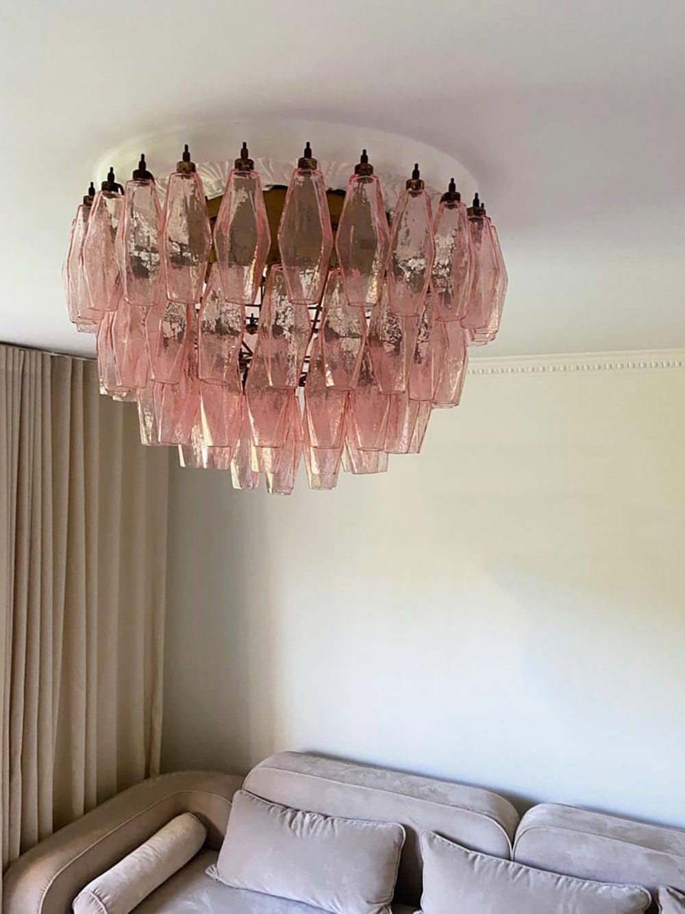 Tardenara Glass Ceiling Light-Moonnatur