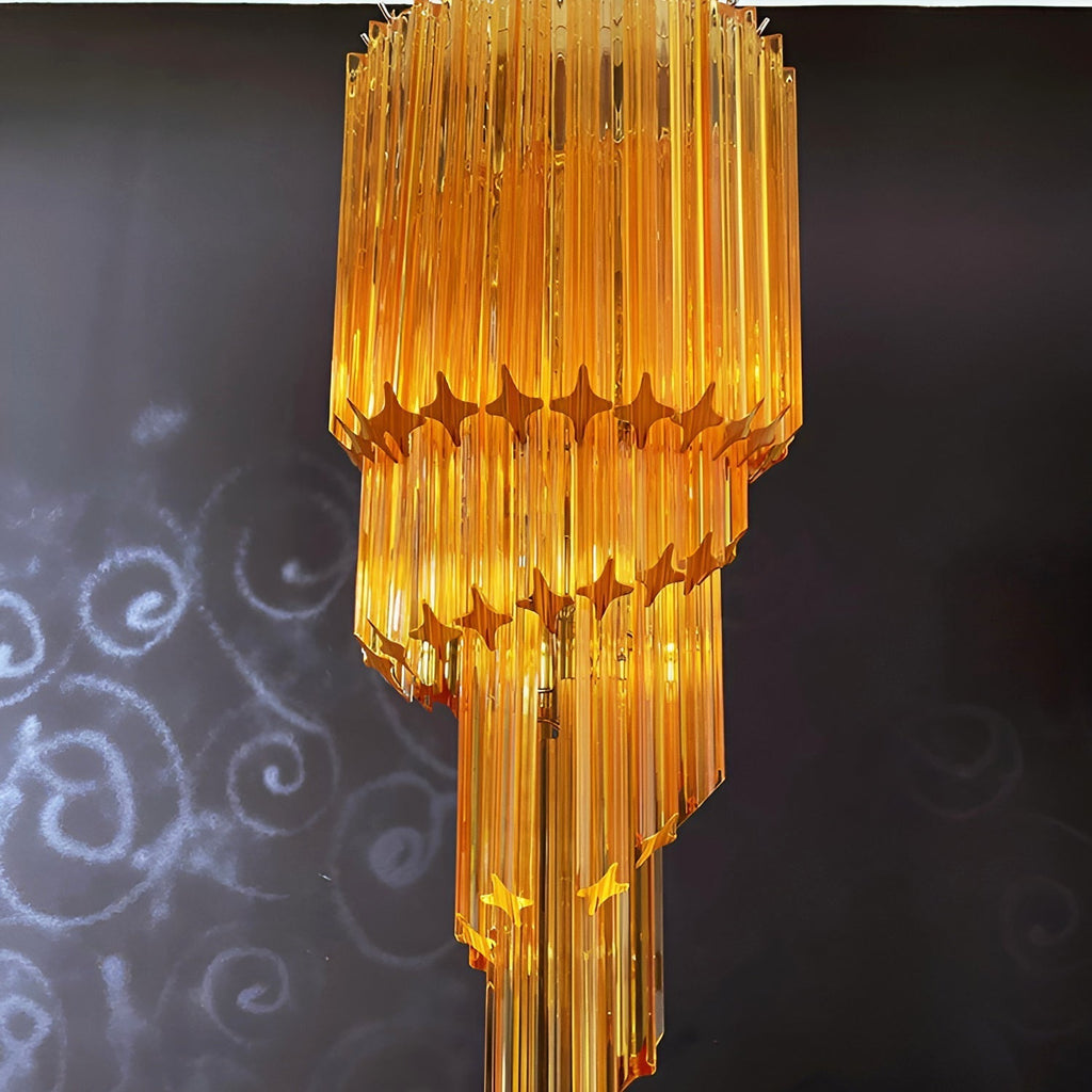 Rardenorie Glass Chandelier-Moonnatur