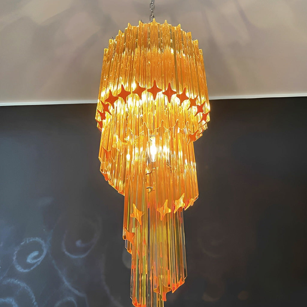 Rardenorie Glass Chandelier-Moonnatur