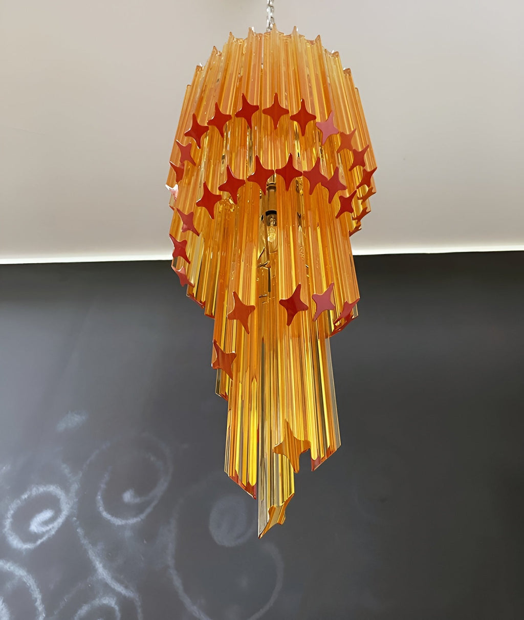 Rardenorie Glass Chandelier-Moonnatur