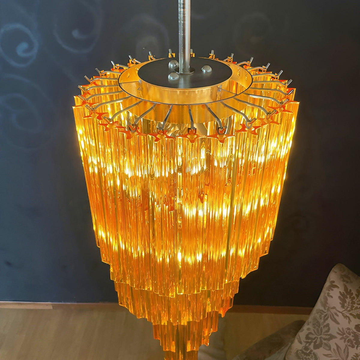 Rardenorie Glass Chandelier-Moonnatur