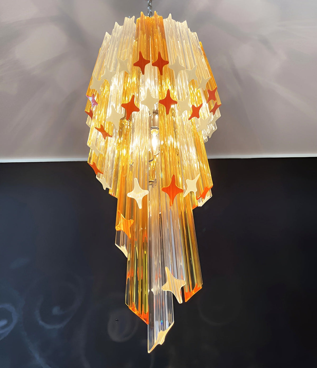 Rardenorie Glass Chandelier-Moonnatur