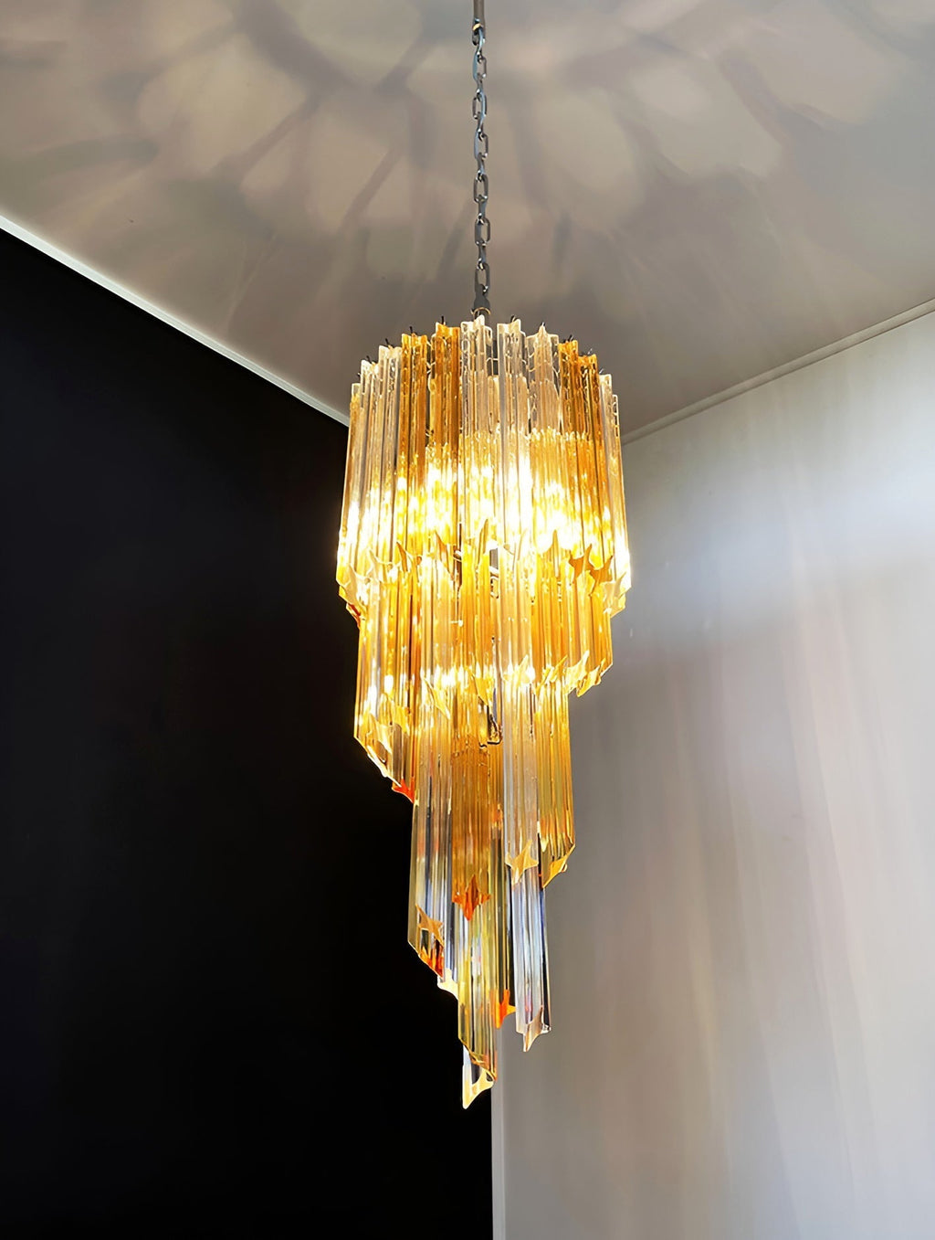 Rardenorie Glass Chandelier-Moonnatur