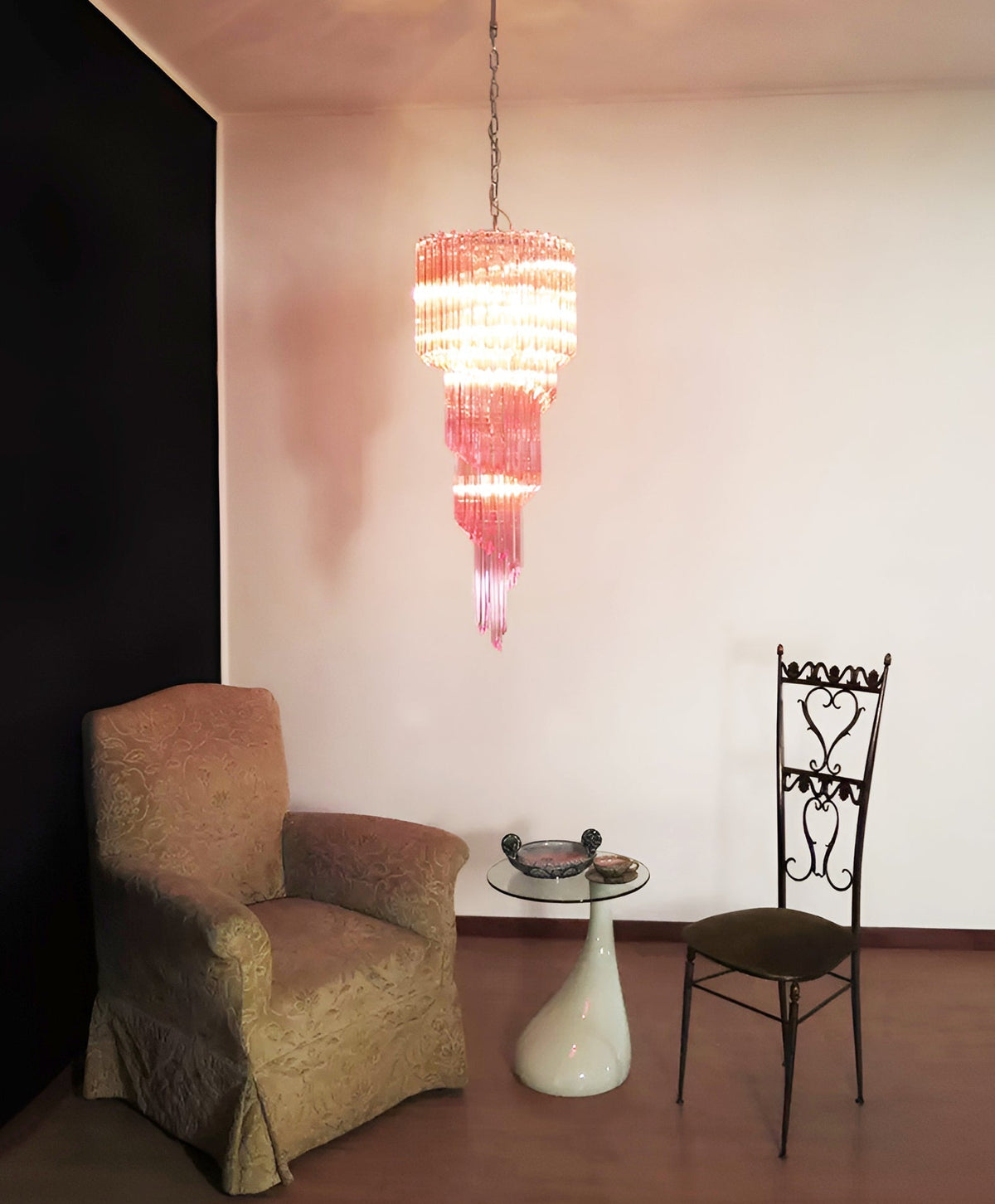 Rardenorie Glass Chandelier-Moonnatur