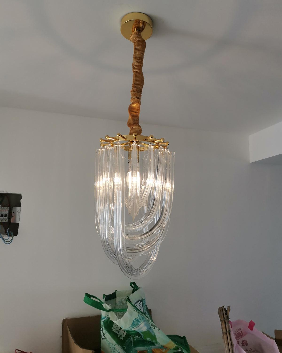 Havrina Glass Chandelier-Moonnatur