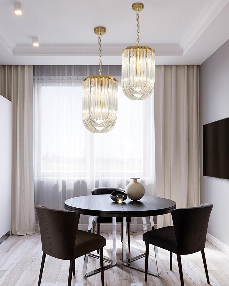 Havrina Glass Chandelier-Moonnatur