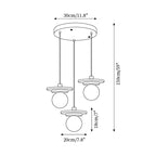 Fenrenvale Travertine Pendant Light-Moonnatur