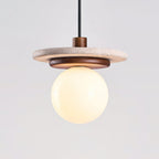 Fenrenvale Travertine Pendant Light-Moonnatur