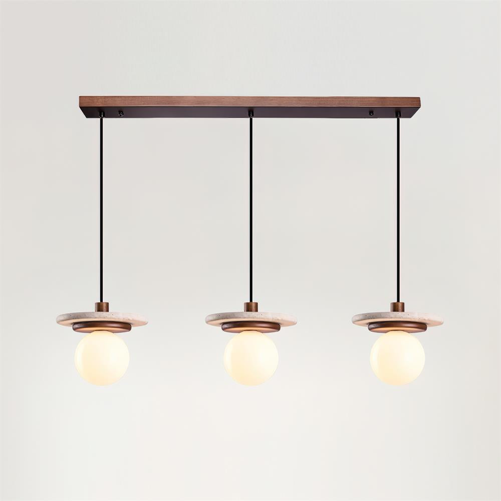 Fenrenvale Travertine Pendant Light-Moonnatur