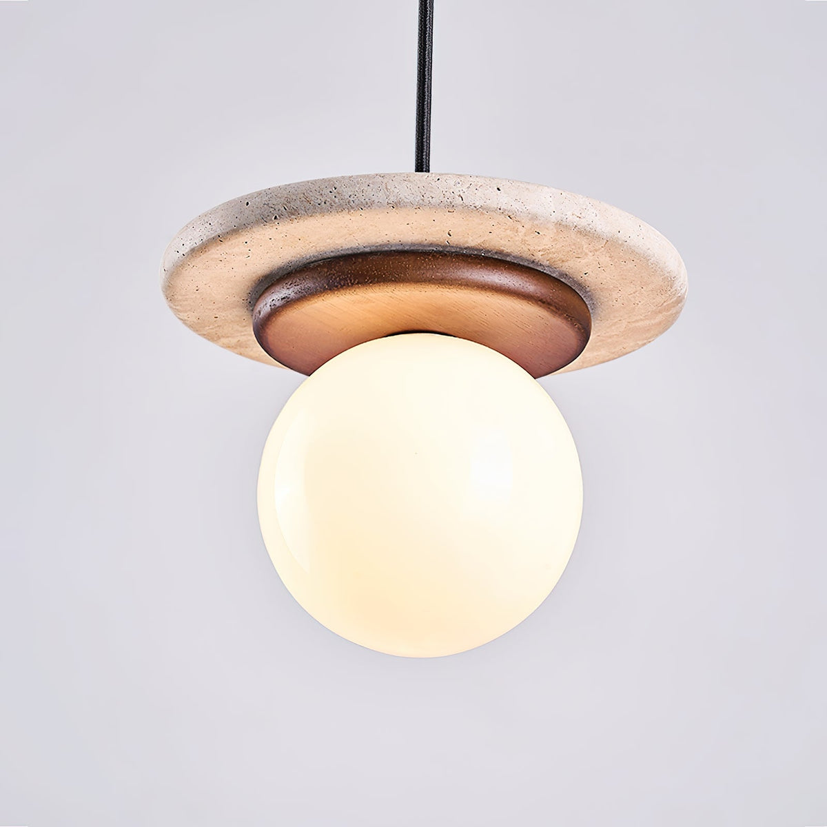 Fenrenvale Travertine Pendant Light-Moonnatur