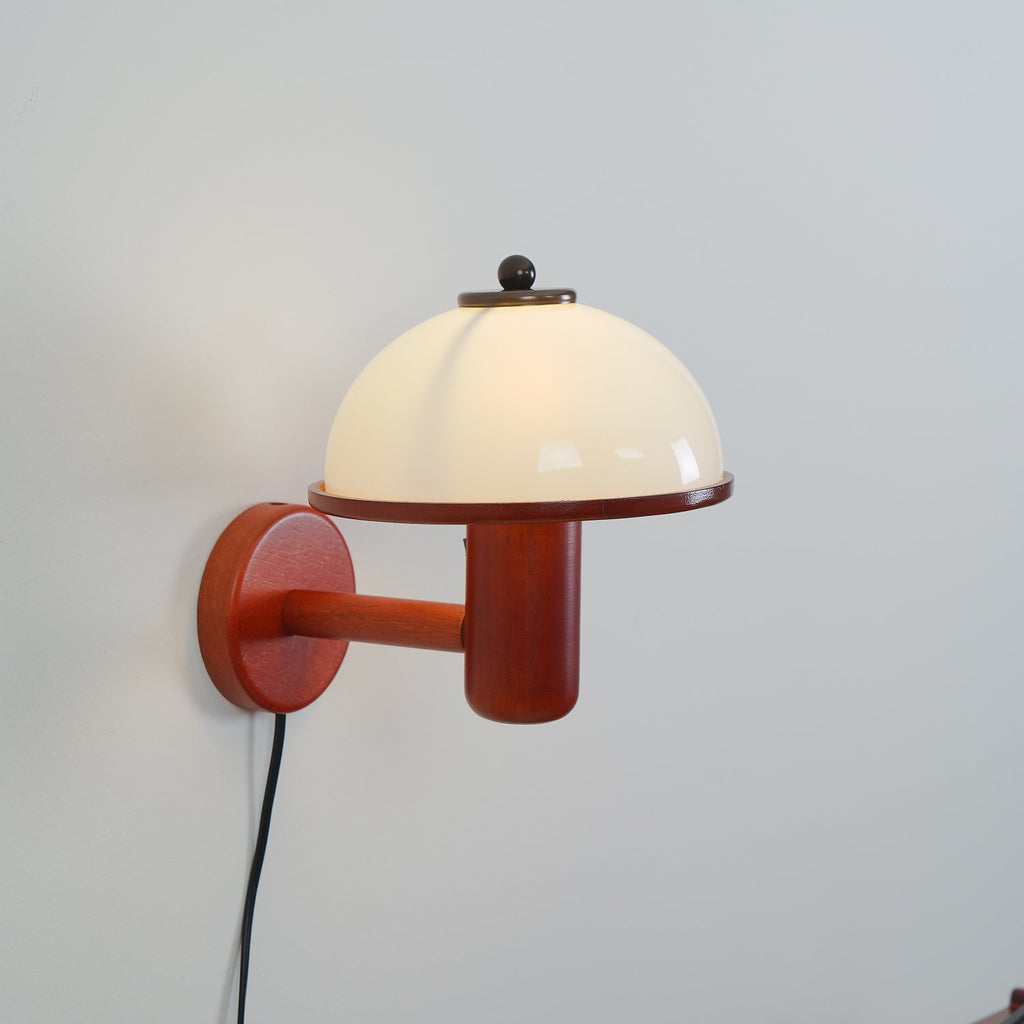 Valenena Oak Wood Wall Light-Moonnatur