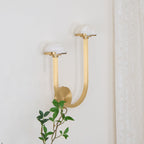 Yuvella Alabaster Wall Light-Moonnatur