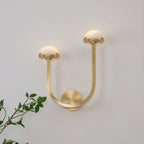 Yuvella Alabaster Wall Light-Moonnatur