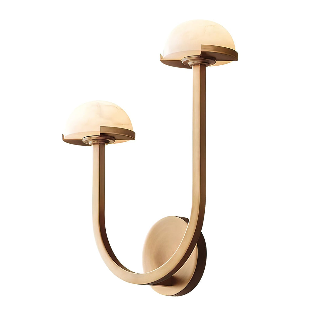 Yuvella Alabaster Wall Light-Moonnatur