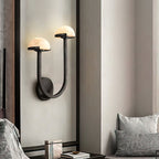 Yuvella Alabaster Wall Light-Moonnatur