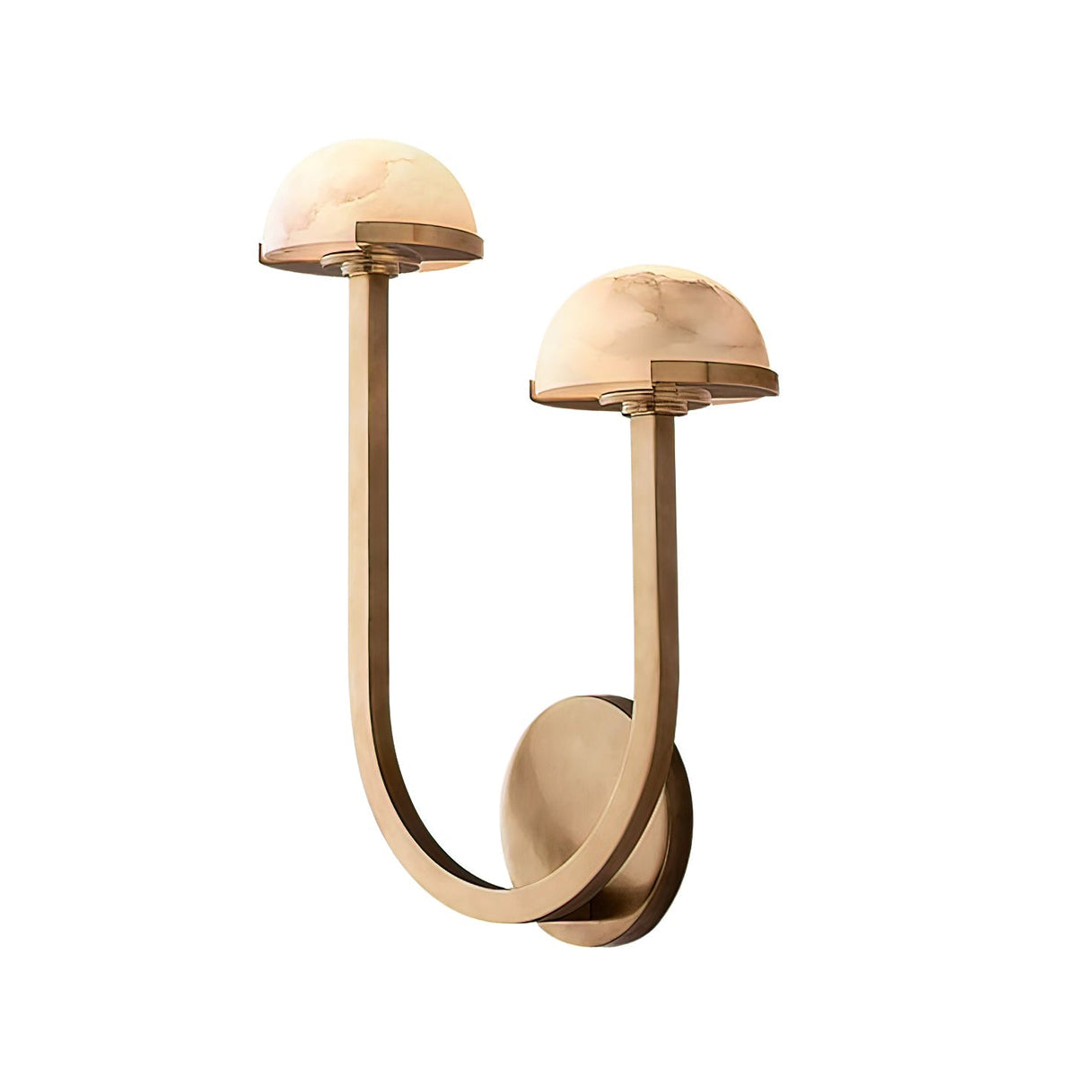 Yuvella Alabaster Wall Light-Moonnatur