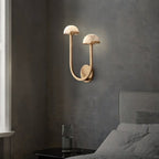 Yuvella Alabaster Wall Light-Moonnatur