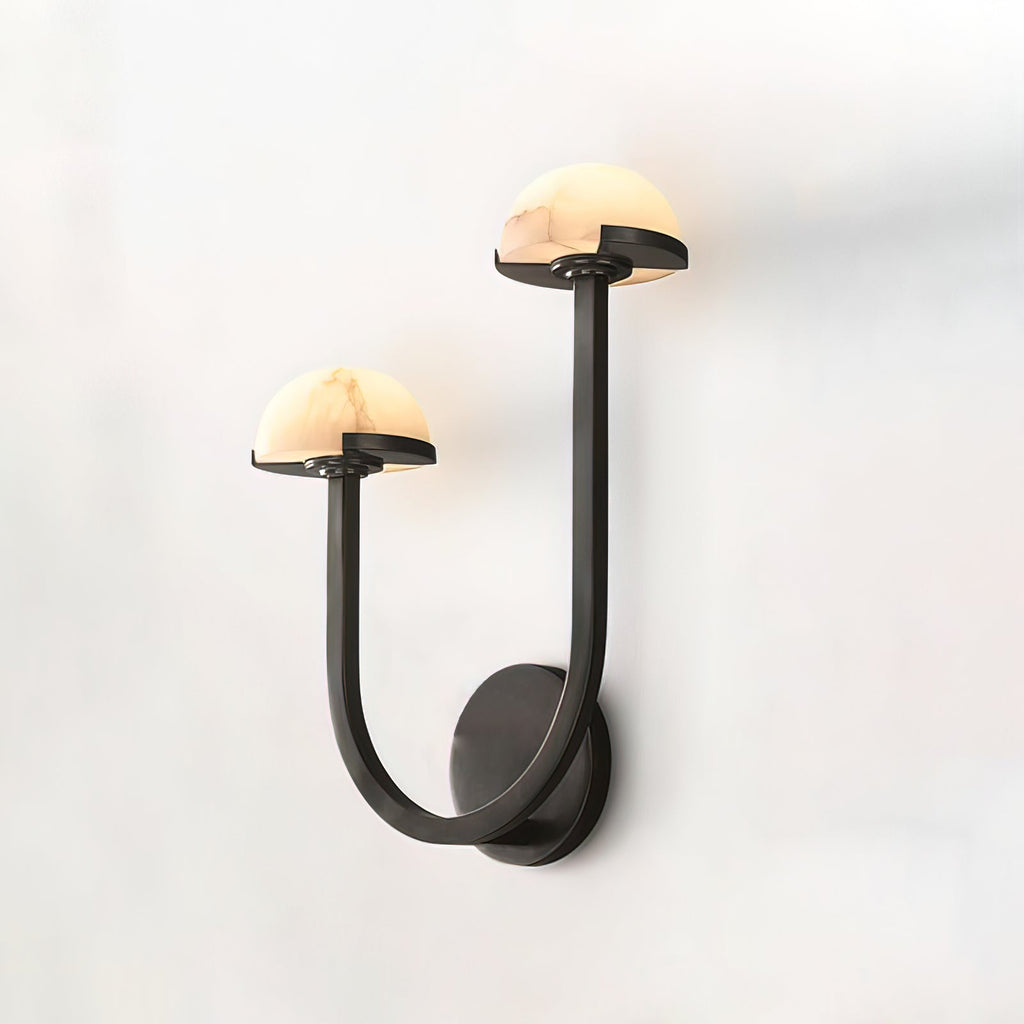 Yuvella Alabaster Wall Light-Moonnatur