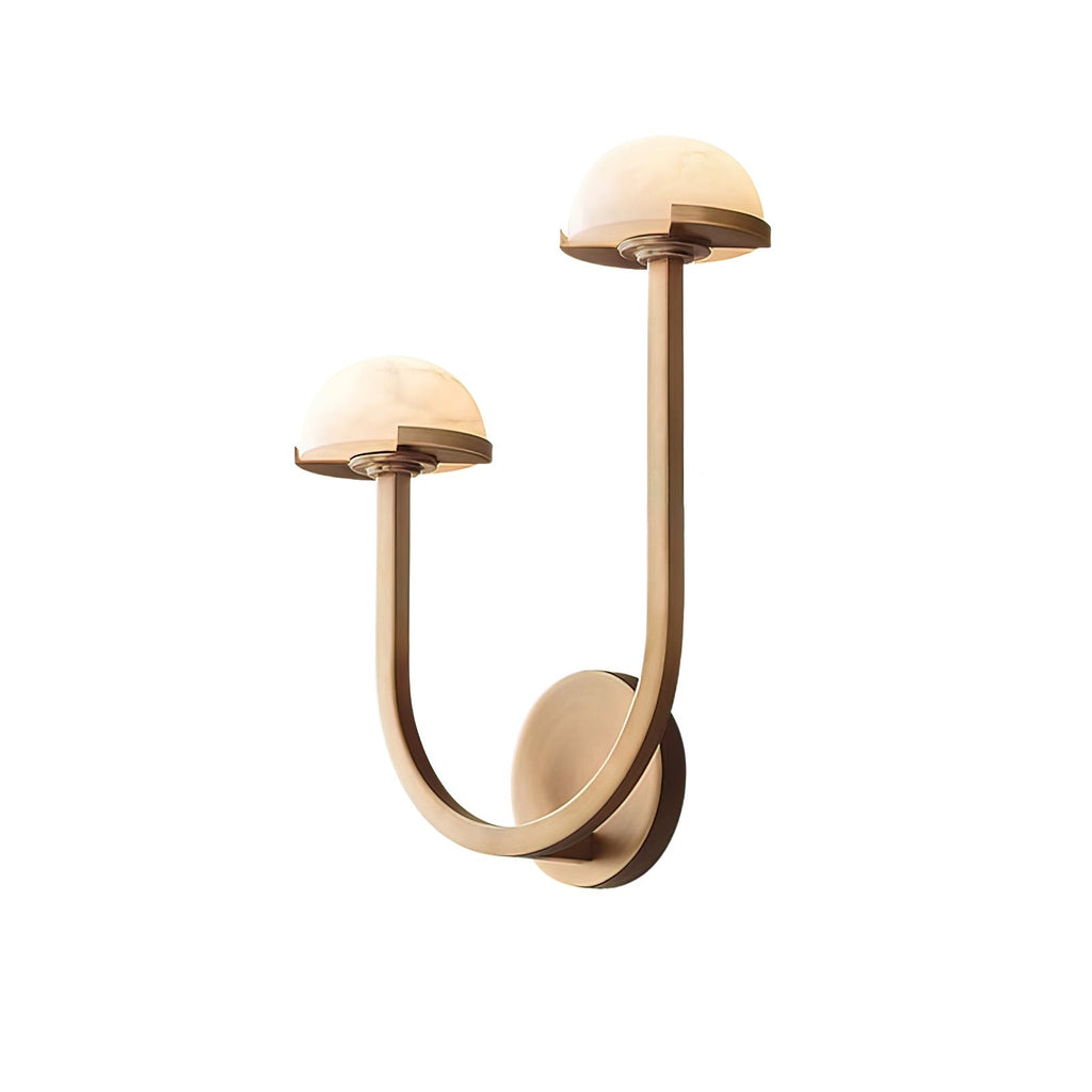 Yuvella Alabaster Wall Light-Moonnatur