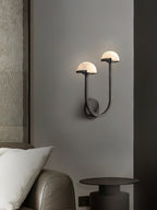 Yuvella Alabaster Wall Light-Moonnatur