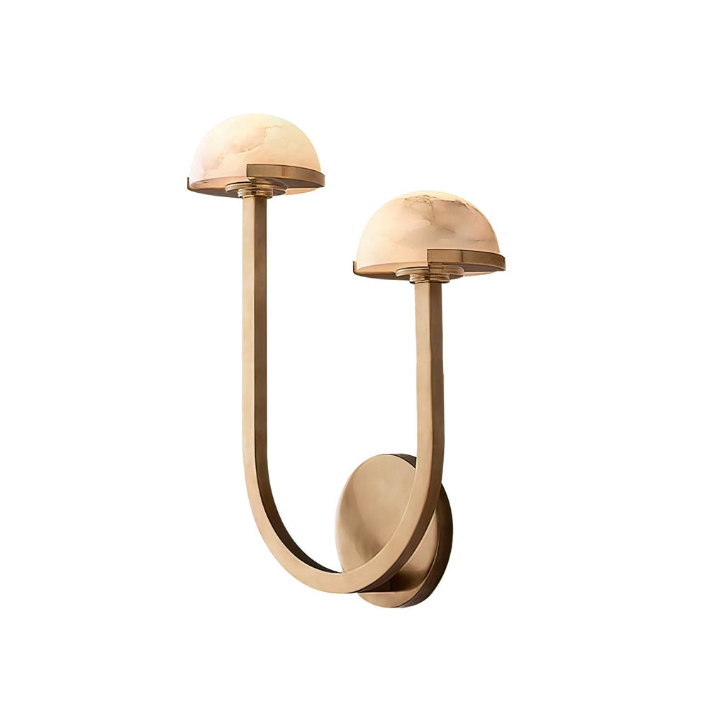 Yuvella Alabaster Wall Light-Moonnatur