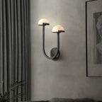 Yuvella Alabaster Wall Light-Moonnatur