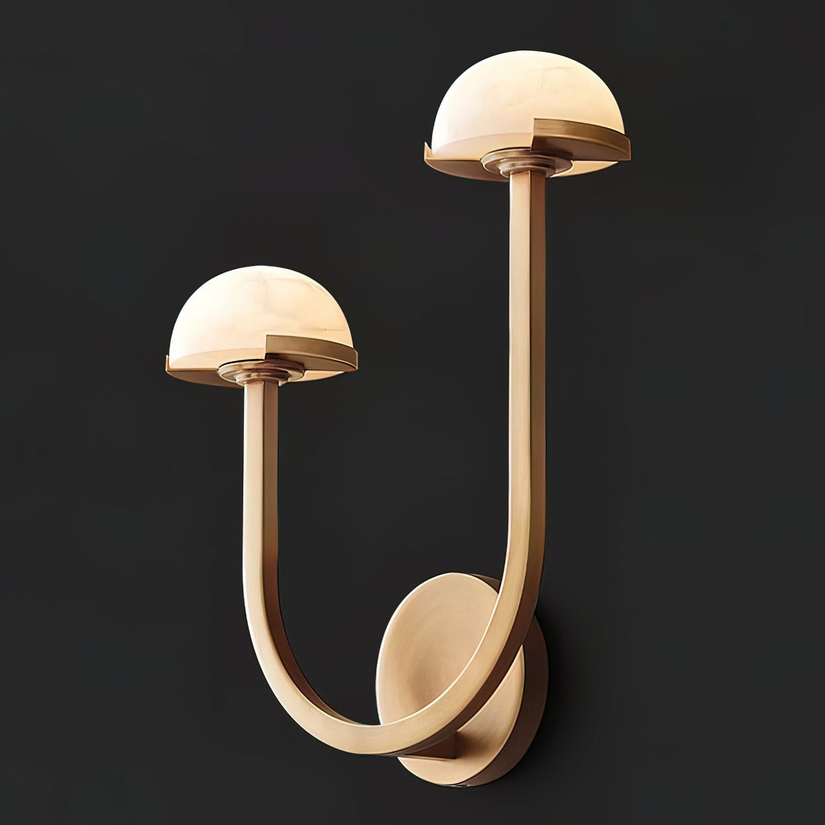Yuvella Alabaster Wall Light-Moonnatur