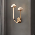 Yuvella Alabaster Wall Light-Moonnatur
