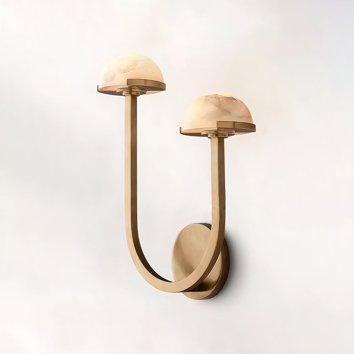 Yuvella Alabaster Wall Light-Moonnatur